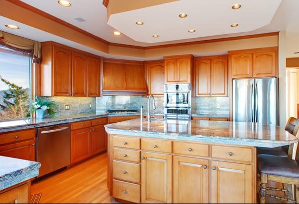Gorgeous remodeled mountain style kitchen